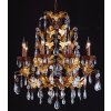 Lampadario Clayre & Eef 5LL-CR12 - 90-150 x Ø 75 cm 8x E14-40w multi