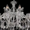 Lampadario Clayre & Eef 5LL-CR63 - 18 luci 64xØ 120 cm 18x E14-40w trasparente