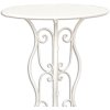 Tavolo + 2x Sedia Clayre & Eef 5Y0191 - Ø 60x70 - 2x Ø 40x40x92 cm bianco