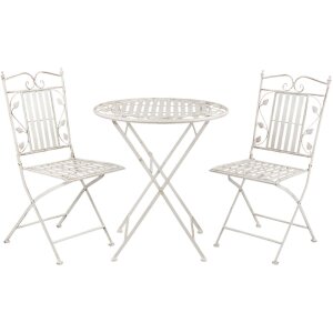 Tavolo con 2 sedie Clayre & Eef 5Y0385 - Ø...