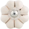 Pomello per porta Clayre e Eef 63934 - ø 4x3,5 cm crema