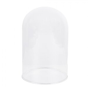 Campana di vetro Clayre & Eef 6GL2168 - Ø 12x17 cm trasparente