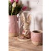 Clayre & Eef 6GL2169 Campana di vetro Ø 17x25 cm Vetro Legno Rotondo