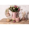 Clayre & Eef 6GL2169 Campana di vetro Ø 17x25 cm Vetro Legno Rotondo