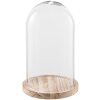 Campana di vetro Clayre & Eef 6GL2170 - Ø 18x28 cm trasparente