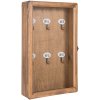 Portachiavi Clayre e Eef 6h1570 - 24x7x38 cm marrone