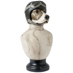 Cane Busto Clayre & Eef 6PR1161 - 24x26x51 cm bianco...
