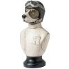 Cane Busto Clayre & Eef 6PR1161 - 24x26x51 cm bianco anticato