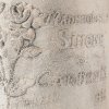 Cestino a pedali Clayre e Eef 6y2370 - 29x35x45 cm bianco angosciato