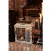 Clayre & Eef 6Y2589S Lanterna 25x12x30 cm Beige in metallo rettangolare