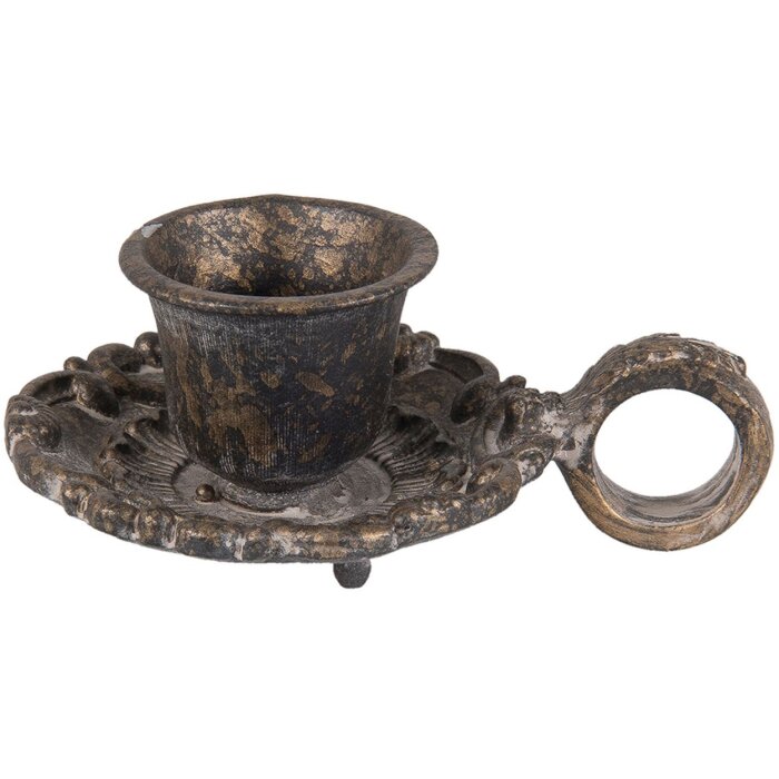 Candeliere Clayre & Eef 6Y2595 - 9x6x4 cm marrone