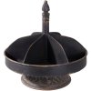 Etagere Clayre Eef 6Y2645 - Ø 30x30 cm nero anticato