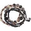 Bracciale nero con perline Clayre & Eef JZBR0384Z - nero