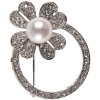 Spilla Fleurette Clayre & Eef JZPI0004 - argento antico