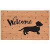 Tappeto per porta Clayre & Eef MC137 - 75x45x1 cm marrone