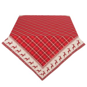 Tovaglia Clayre & Eef NOC03 - 130x180 cm rosso