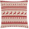 Clayre & Eef NOC21 Copricuscino - 40x40 cm rosso