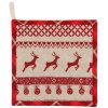 Portavaso Clayre e Eef noc45-1 - 20x20 cm rosso