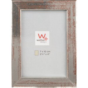 Cornice di legno Peperoni 7x10 cm argento