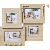 Cornice da galleria Naturalness per 4 foto 10x10 cm e 10x15 cm