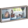 Cornice da galleria Rustic 3 foto 10x15 cm grigio