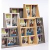 Cornice da galleria Rustic 3 foto 10x15 cm e 10x10 cm - bianco