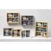 Cornice da galleria Rustic 3 foto 10x15 cm e 10x10 cm - bianco