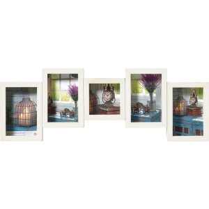 Walther Gallery Frame Rustic 4 foto 10x15 cm e 10x10 cm...