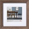 Cornice in legno Fiorito 40x40 cm noce