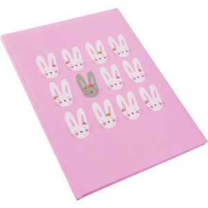 Goldbook Diario per bambini Simpatici coniglietti rosa 21x28 cm 44 pagine illustrate