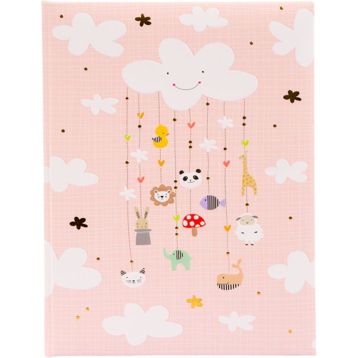 Goldbook Baby Diary Mobile Girl 21x28 cm 44 pagine illustrate