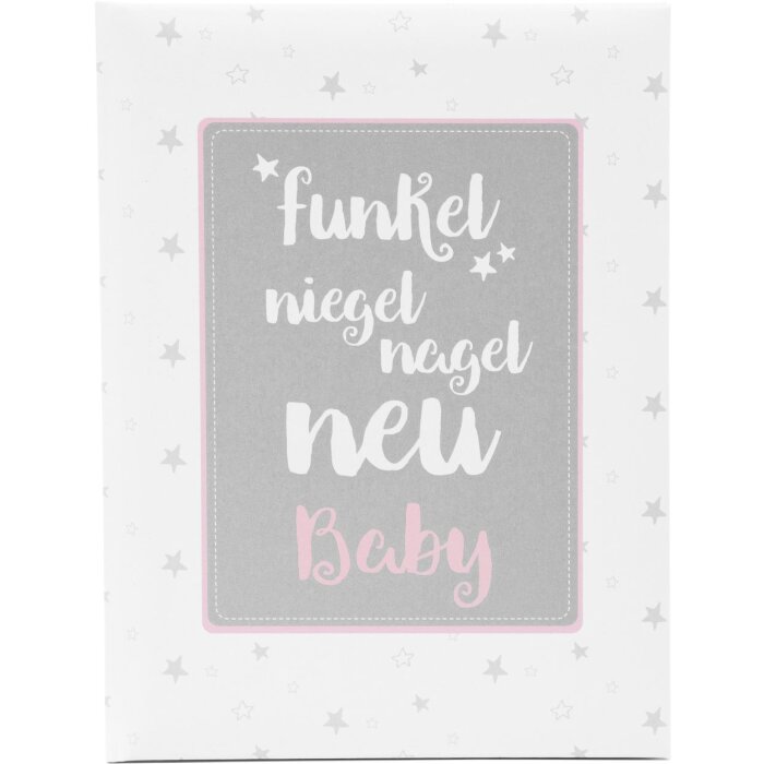 Goldbuch diario per bambini funkel niegel nagel nuovo rosa 21x28 cm 44 pagine