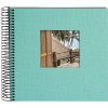 Goldbuch Album a spirale Bella Vista aqua 20x20 cm 40 pagine nere