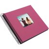 Goldbuch Album a spirale Bella Vista fucsia 20x20 cm 40 pagine nere
