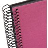 Goldbuch Album a spirale Bella Vista fucsia 20x20 cm 40 pagine nere