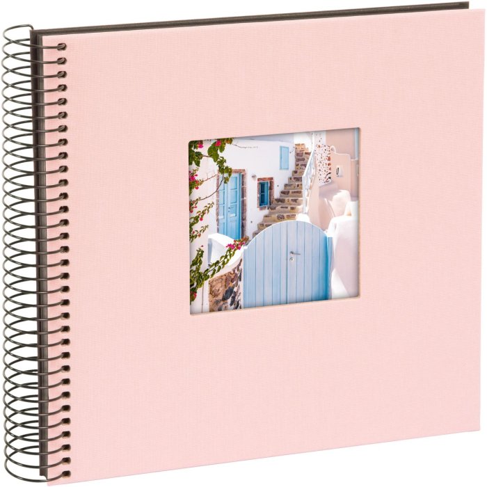 Album a spirale Goldbuch Bella Vista rosé 20x20 cm 40 pagine nere