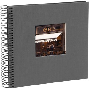 Album a spirale Goldbuch Bella Vista grigio 20x20 cm 40...