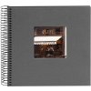 Album a spirale Goldbuch Bella Vista grigio 20x20 cm 40 pagine nere