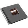 Album a spirale Goldbuch Bella Vista grigio 20x20 cm 40 pagine nere