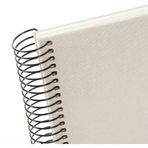 Album a spirale Goldbuch Bella Vista grigio sabbia 24x17 cm 40 pagine bianche