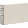 Album a spirale Goldbuch Bella Vista grigio sabbia 24x17 cm 40 pagine bianche