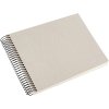 Album a spirale Goldbuch Bella Vista grigio sabbia 24x17 cm 40 pagine bianche