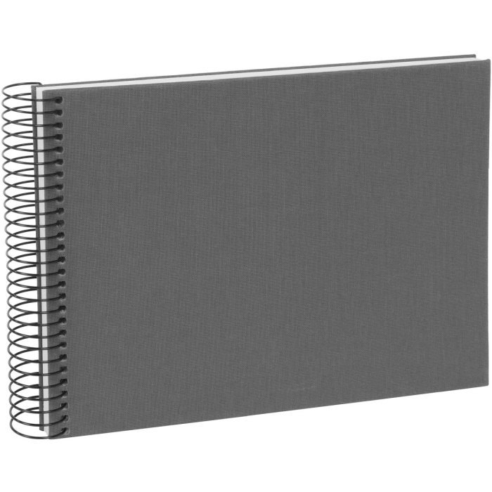 Album a spirale Goldbuch Bella Vista grigio 24x17 cm 40 pagine bianche