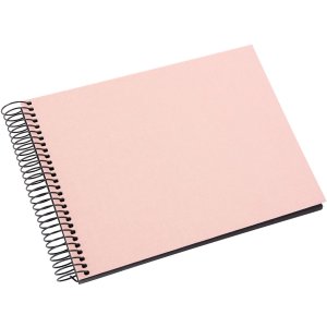 Album a spirale Goldbuch Bella Vista rosé 24x17 cm 40 pagine nere