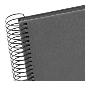 Album a spirale Goldbuch Bella Vista grigio 24x17 cm 40 pagine nere