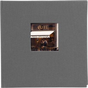 Goldbuch Album fotografico Bella Vista grigio 25x25 cm 60 pagine bianche