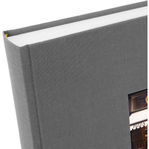 Goldbuch Album fotografico Bella Vista grigio 25x25 cm 60 pagine bianche
