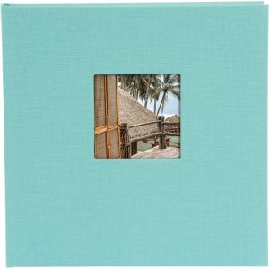 Goldbuch Album fotografico Bella Vista aqua 25x25 cm 60 pagine bianche