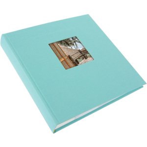 Goldbuch Album fotografico Bella Vista aqua 25x25 cm 60 pagine bianche