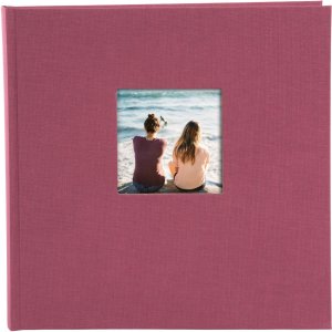 Goldbuch Album fotografico Bella Vista fucsia 25x25 cm 60 pagine bianche